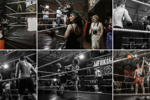 Боксерский турнир барменов Петербурга "Великая Мешкобойня"