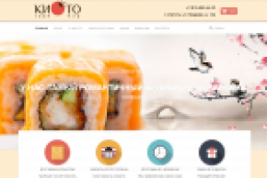 Интернет-магазин суши-бара "Киото". Закажи свои роллы с доставко