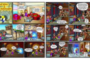 Комикс "Легенда о Минотавре", по заказу рекламного агенства " Pr