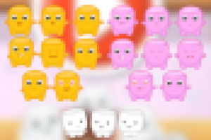 The characters for the game Marshmallow2