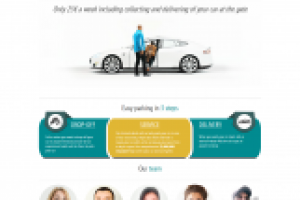 Многоязычный сайт для сервиса Valet Parking