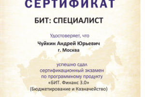 Специалист по БИТ.Финанс