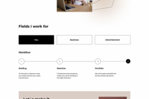 Сайт для фотографа