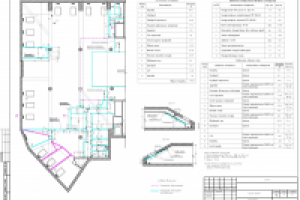 Ресторан. План перегородок