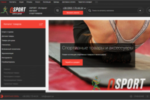 Разработка ИМ по продаже спорттоваров