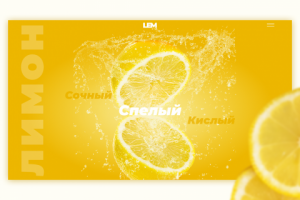 Промо сайт лимона