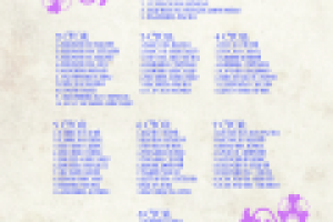 Схема рассадки на свадьбу "Цветы"