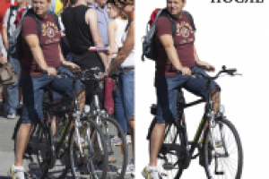 Обтравка со сложного фона