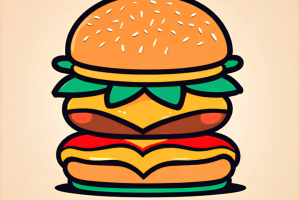 Логотип для бургерной