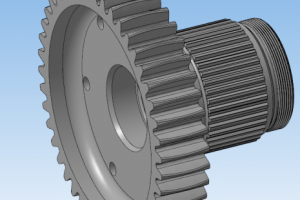 Модели втулки и обоймы зубчатой соединительной муфты