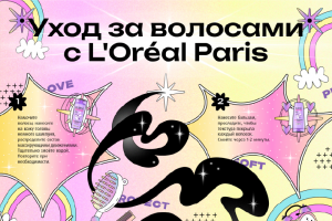 Постер об уходе для волос