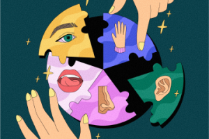 Иллюстрация на тему органов чувств