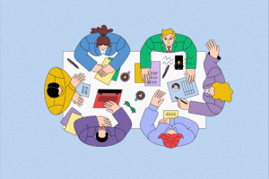 Рабочее совещание иллюстрация