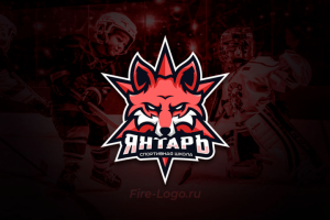 Логотип спортивной хоккейной школы Янтарь