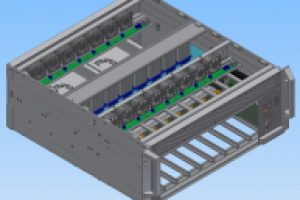 Моделирование изделия для установки в 19" стойку, высота 4U