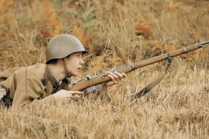 Реконструкция военных событий 1944 года.