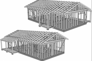 Конструктивное решение жилого дома