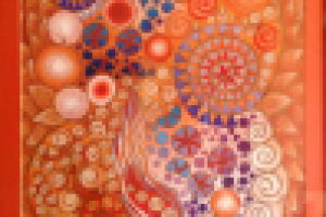 Иллюстрация. " Яблонька", пастель.