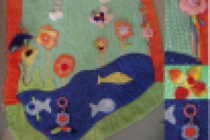 Коврик детский, развивающий, с заменой элементов.