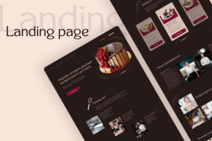 Landing Page. Мастер-классы для кондитеров