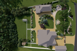 Огонь в саду