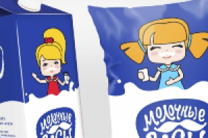 Концепт дизайна упаковки молока