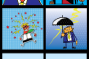 Набор иллюстраций для журнала