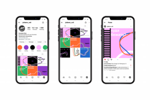 Оформление сетки инстаграма