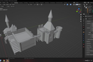 3D модель замка