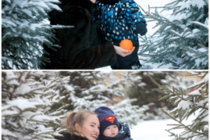 Зимняя ретушь