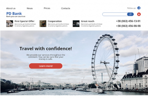 Сайт для банка