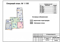 Опорный план в программе архикад