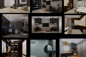 Дизайн трехкомнатной квартиры