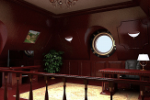 Кабинет в мансарде под дерево