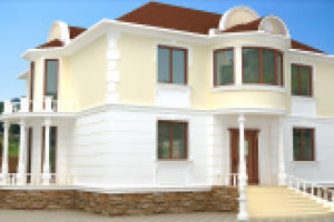 Фасад коттеджа