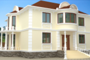 Фасад коттеджа