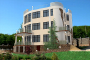 Дизайн фасада частного дома в Севастополе