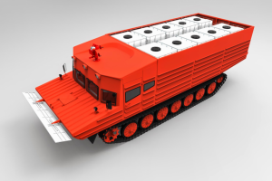 Концепт пожарной машины на базе ГСП для ВТМЗ