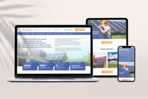 Вёрстка интернет-магазина товаров для электроэнергетики