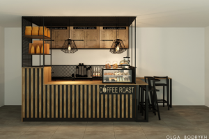 Проект кофейни в торговом центре