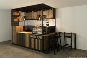 Проект кофейни в торговом центре