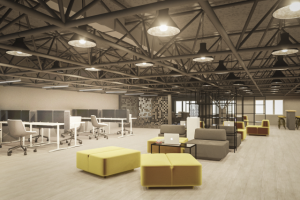 Дизайн офиса в производственной зоне