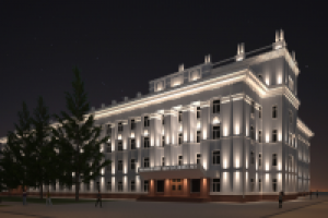 Подсветка здания