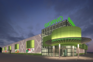 Проект подсветки торгового центра