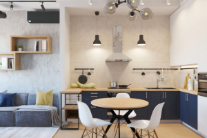 визуализация кухни-гостиной