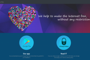 Сайт для VPN-приложения