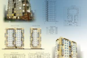 Проект многоэтажного жилого дома