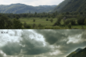 Обработка фото: Горный пейзаж