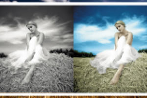 Преобразование чёрно-белой фотографии в цветную.