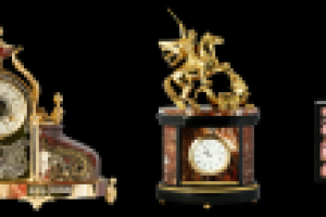 Обтравка антикварных часов